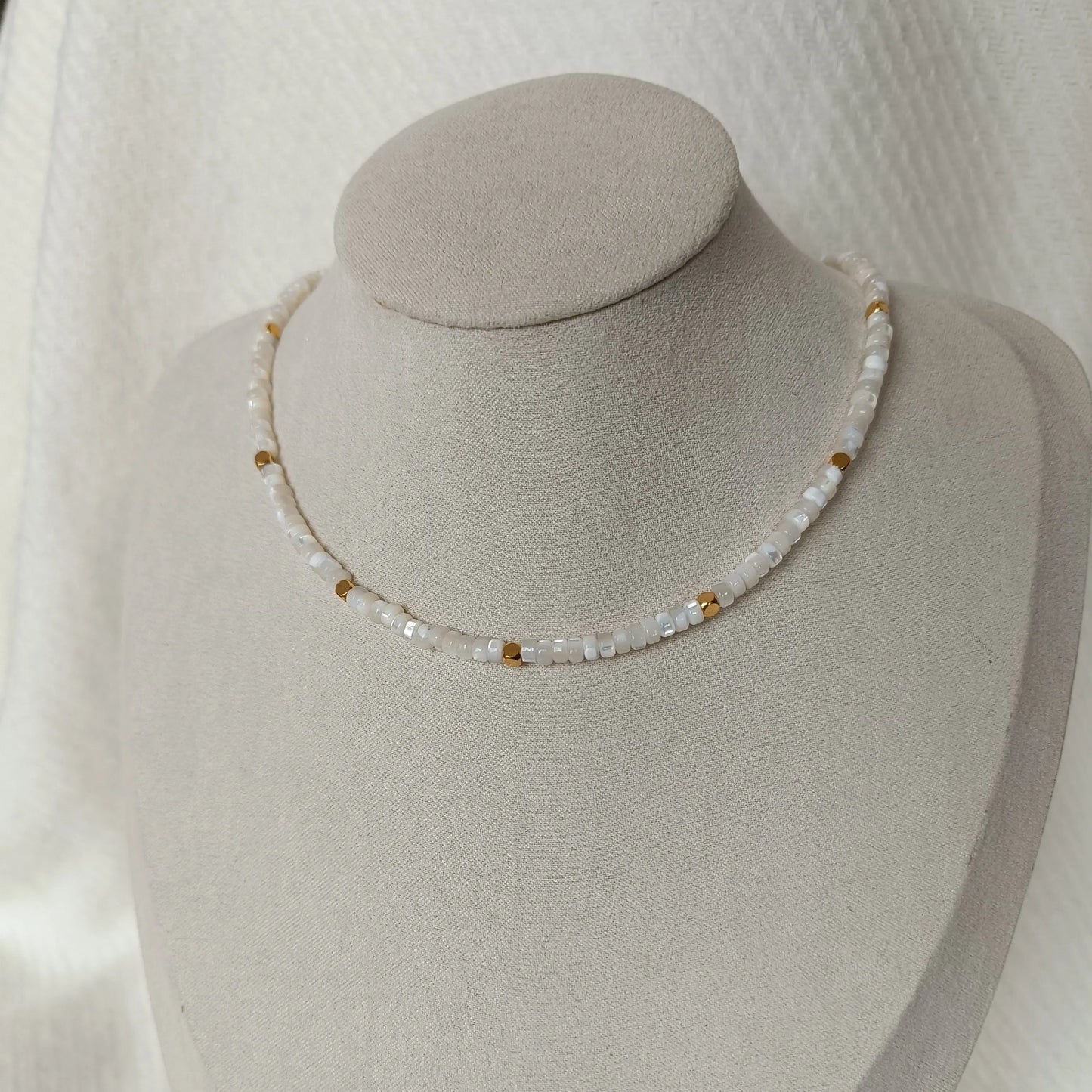 Collier ras de cou Nacre Osez Bijoux