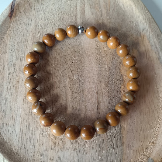 Bracelet bois fossilisé