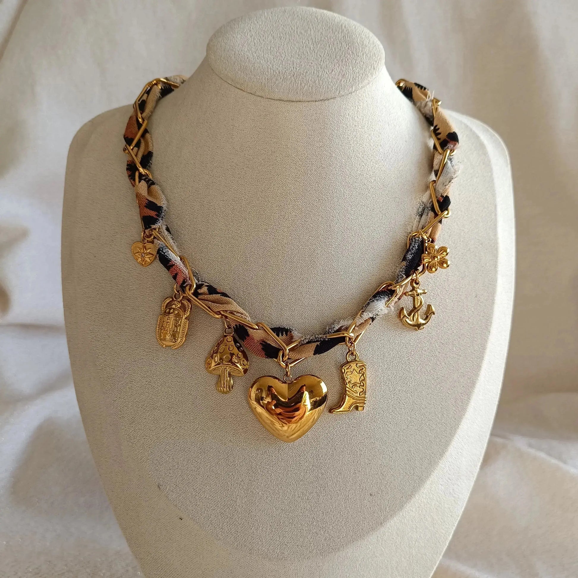 Collier Tissus personnalisable Osez Bijoux