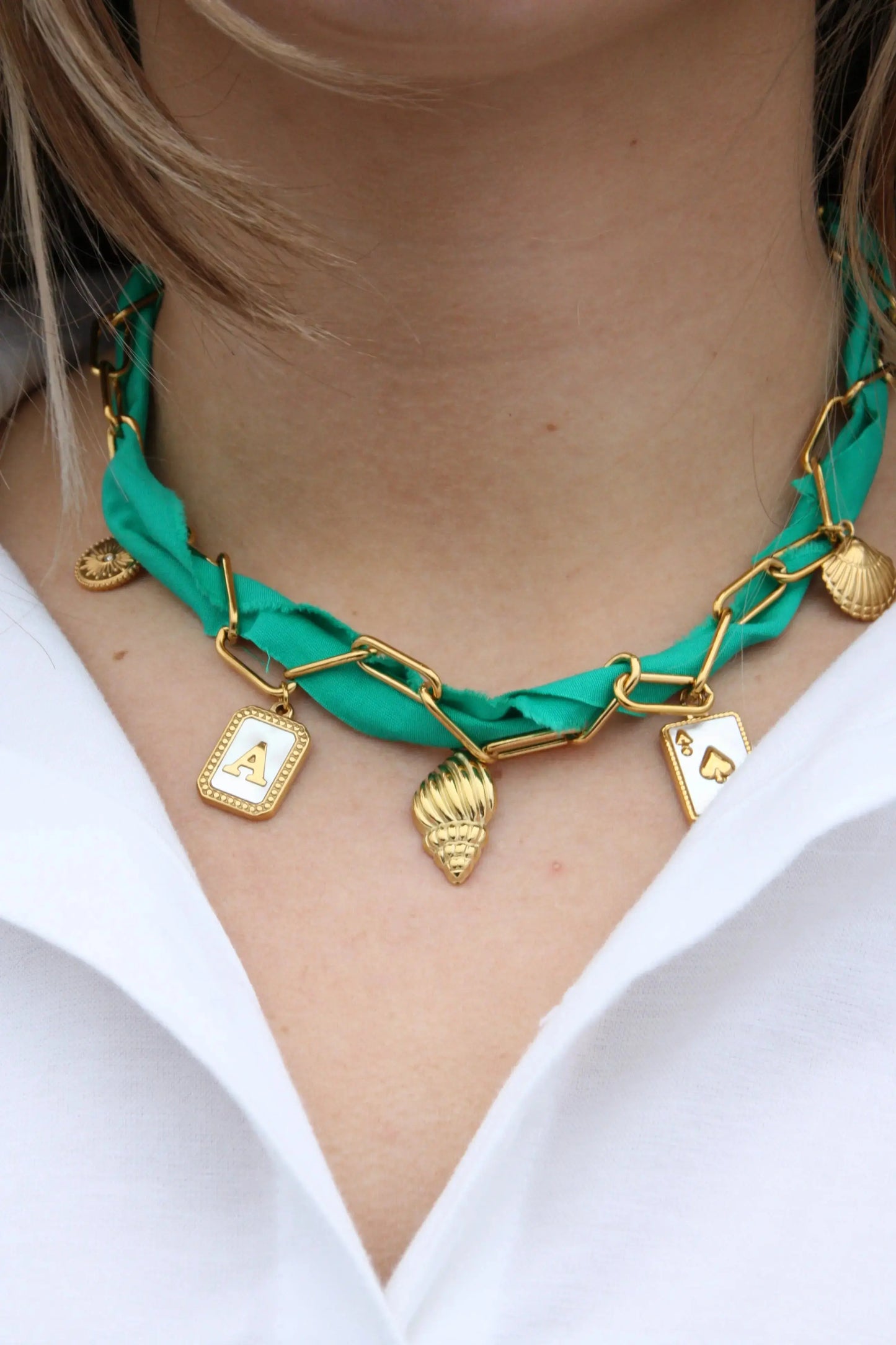 Collier Tissus personnalisable Osez Bijoux