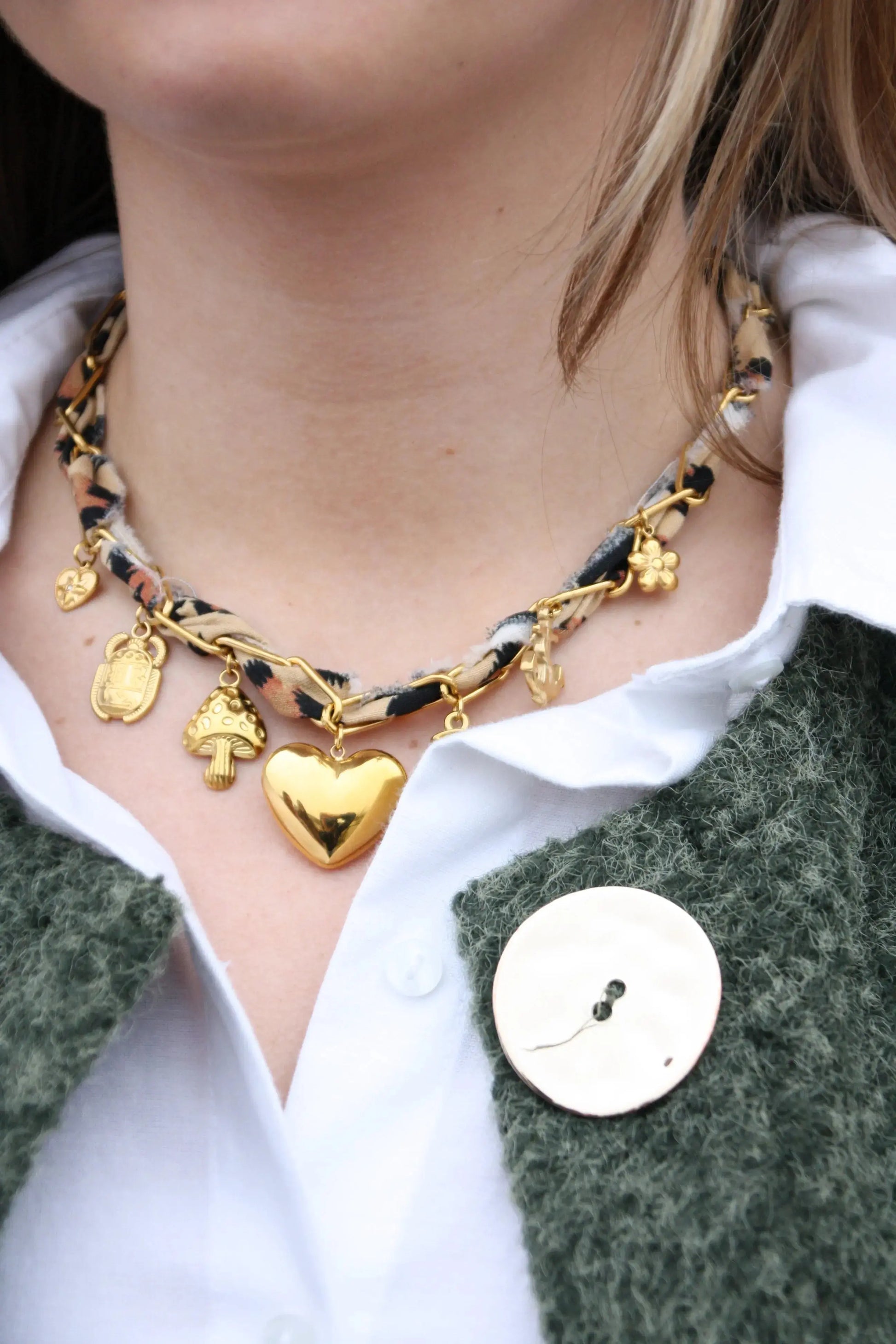 Collier Tissus personnalisable Osez Bijoux