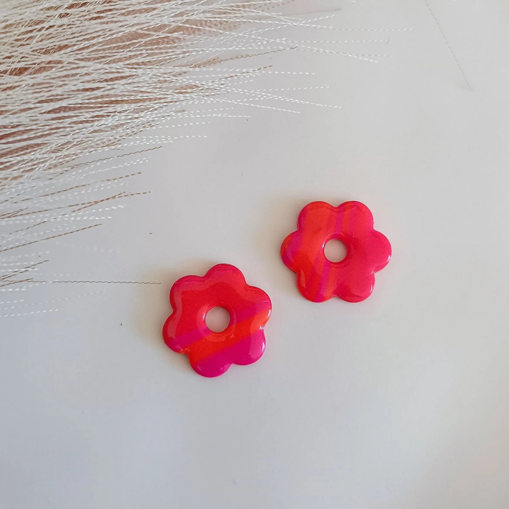 Pampilles rose orange fondue - Osez Bijoux