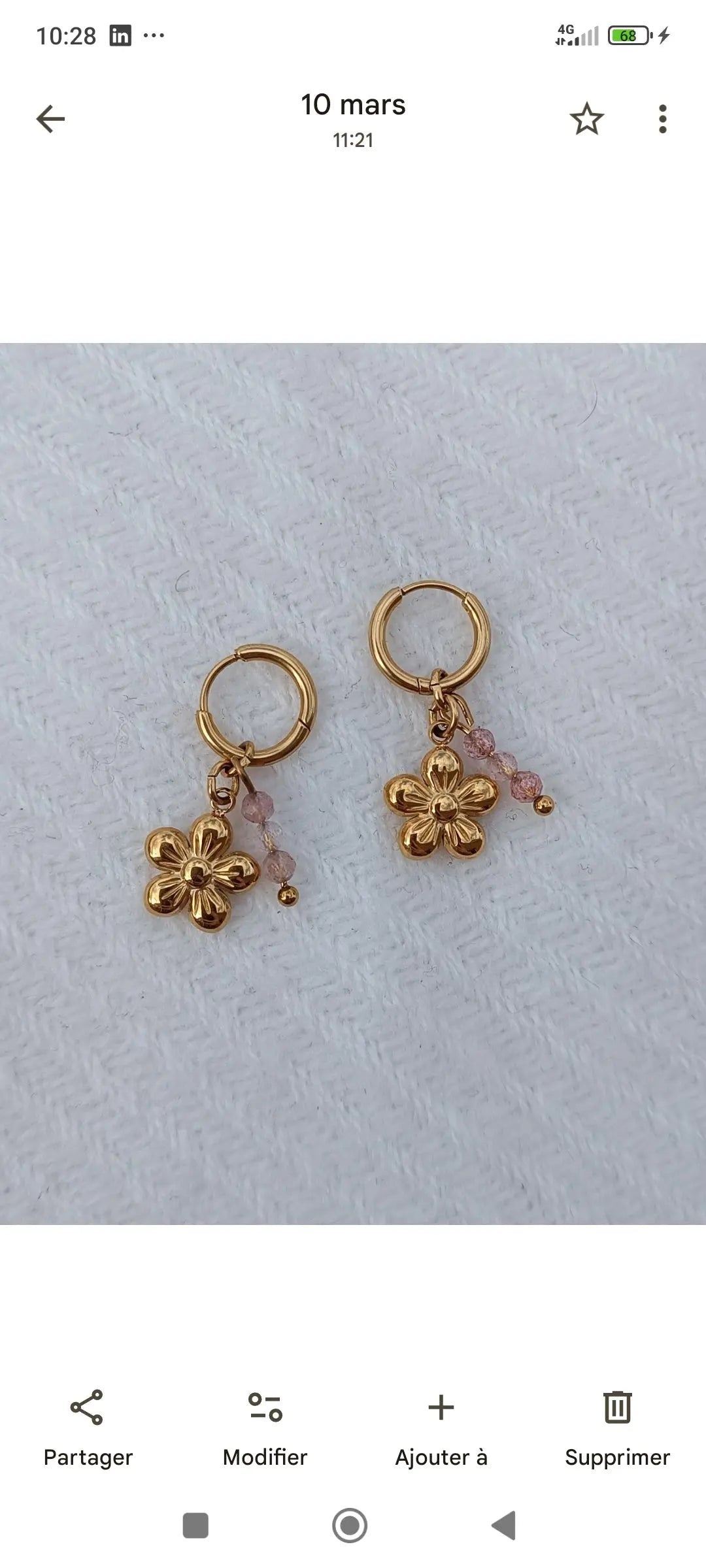 Boucles d'oreilles Aria - Osez Bijoux